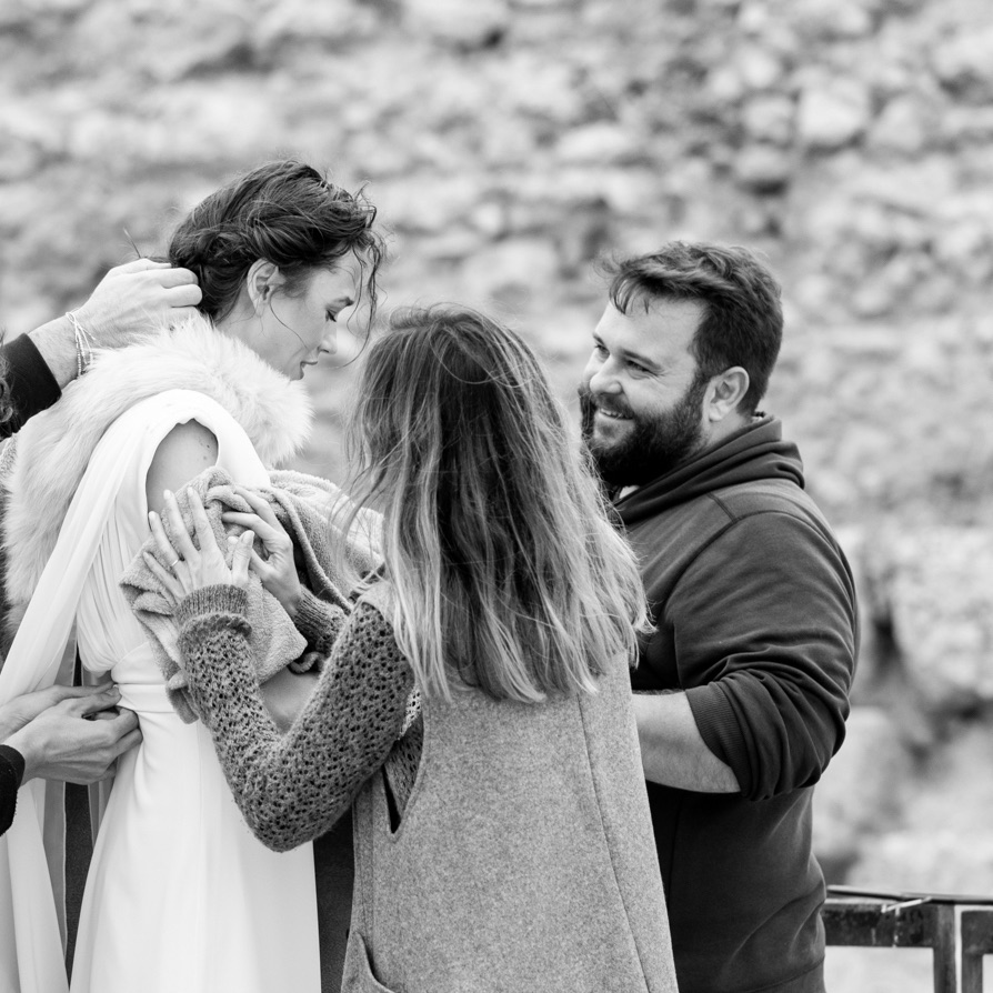 Juanjo trabajando en una boda